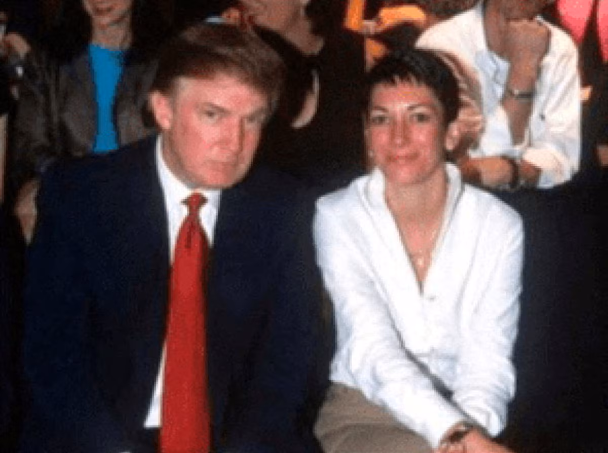Donald Trump and Ghislaine Maxwell
